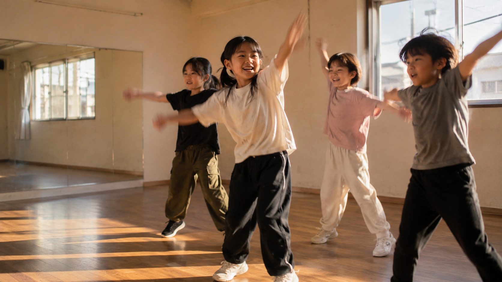 キッズダンススタジオ向けLPのサンプル「STEP ダンススタジオ」